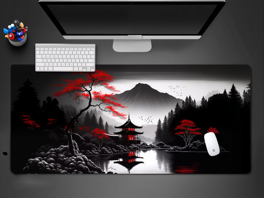 Mouse Pad sakura Landscape Desk Accessories Gamer Carpet Xxl Keyboard Pad 400X900x2MM Desk Mat Office Carpet Mouse Pads